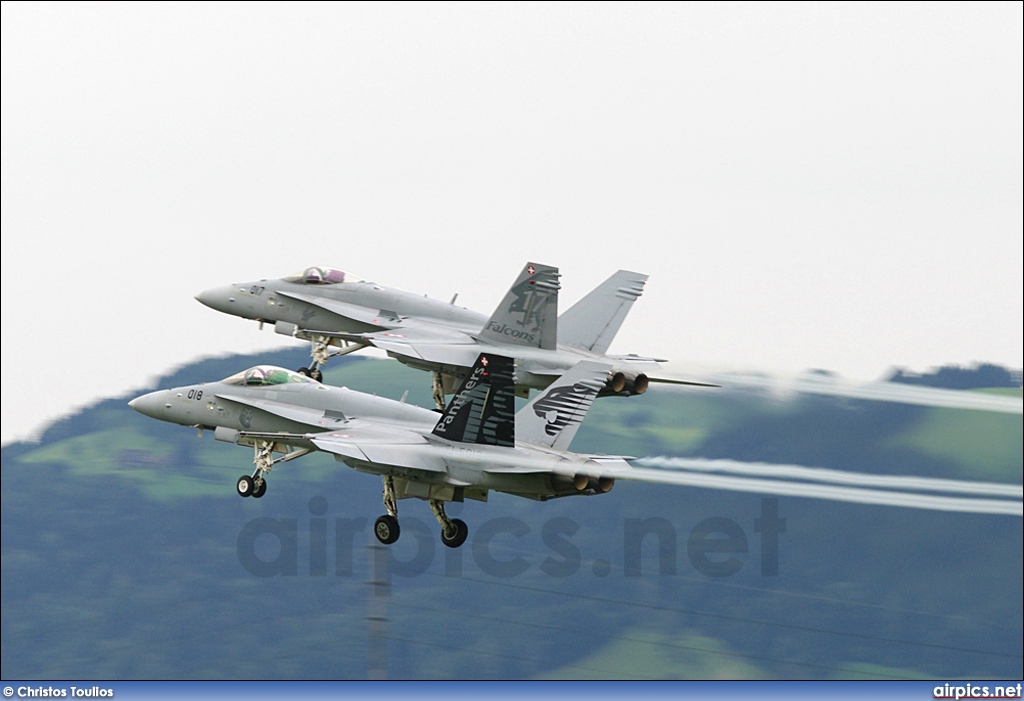 J-5018, Boeing (McDonnell Douglas) F/A-18C Hornet, Swiss Air Force