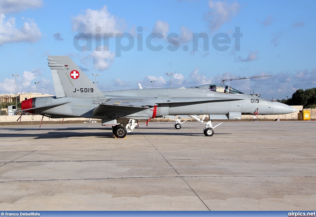 J-5019, Boeing (McDonnell Douglas) F/A-18C Hornet, Swiss Air Force