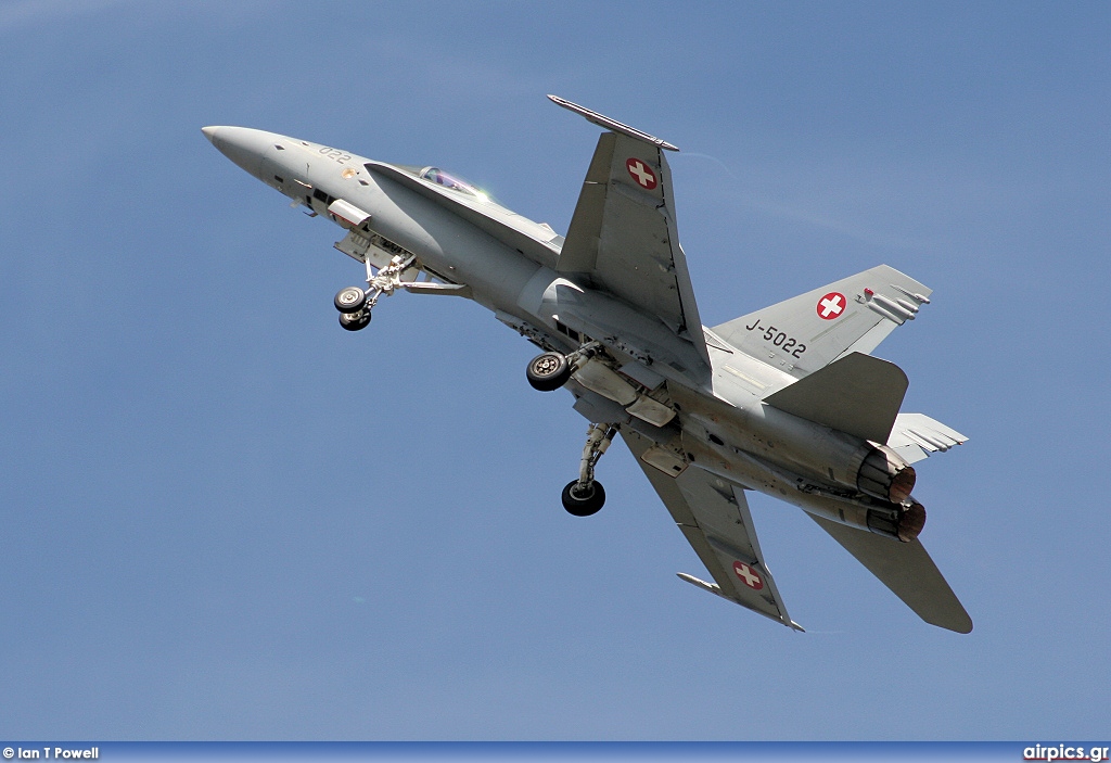 J-5022, Boeing (McDonnell Douglas) F/A-18C Hornet, Swiss Air Force