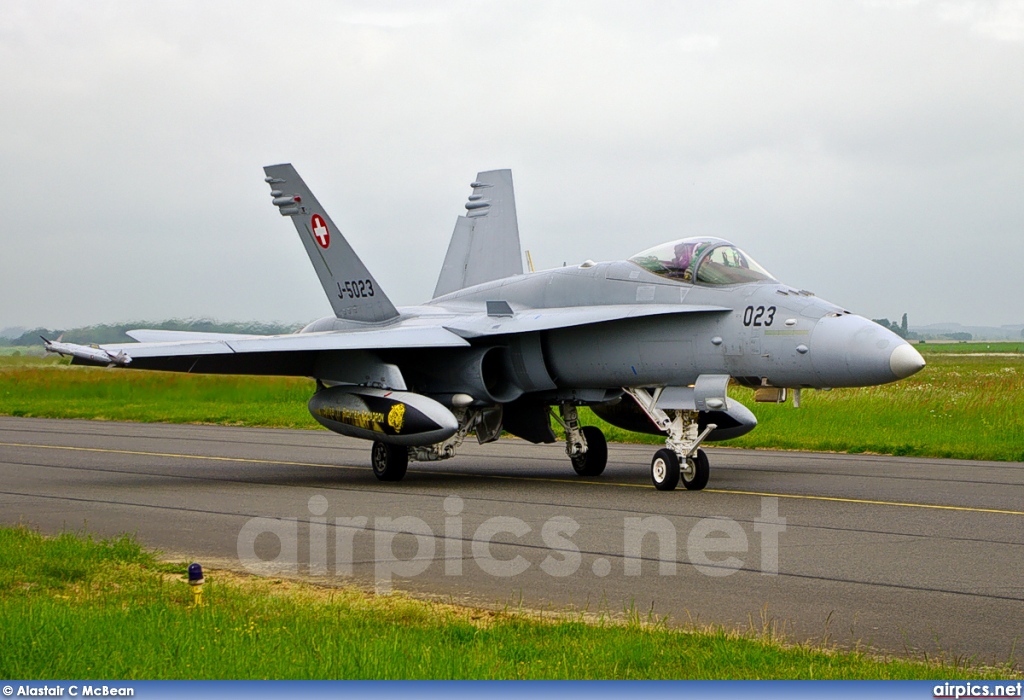 J-5023, Boeing (McDonnell Douglas) F/A-18C Hornet, Swiss Air Force