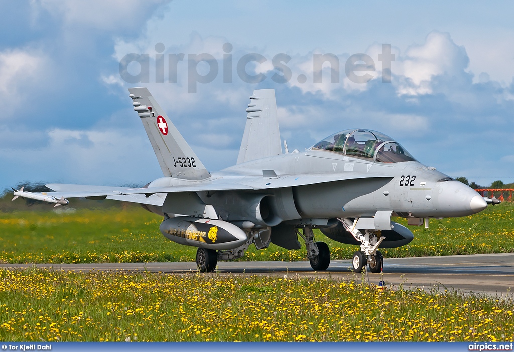 J-5232, Boeing (McDonnell Douglas) F/A-18D Hornet, Swiss Air Force