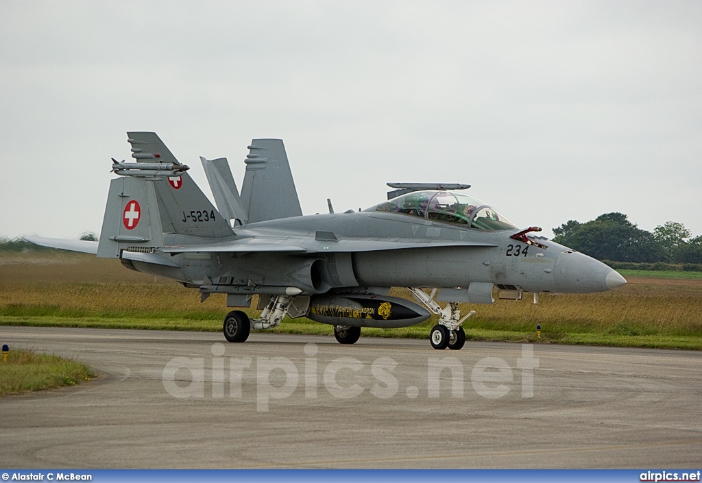 J-5234, Boeing (McDonnell Douglas) F/A-18D Hornet, Swiss Air Force