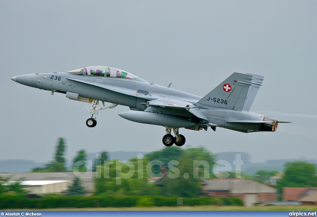 J-5236, Boeing (McDonnell Douglas) F/A-18D Hornet, Swiss Air Force