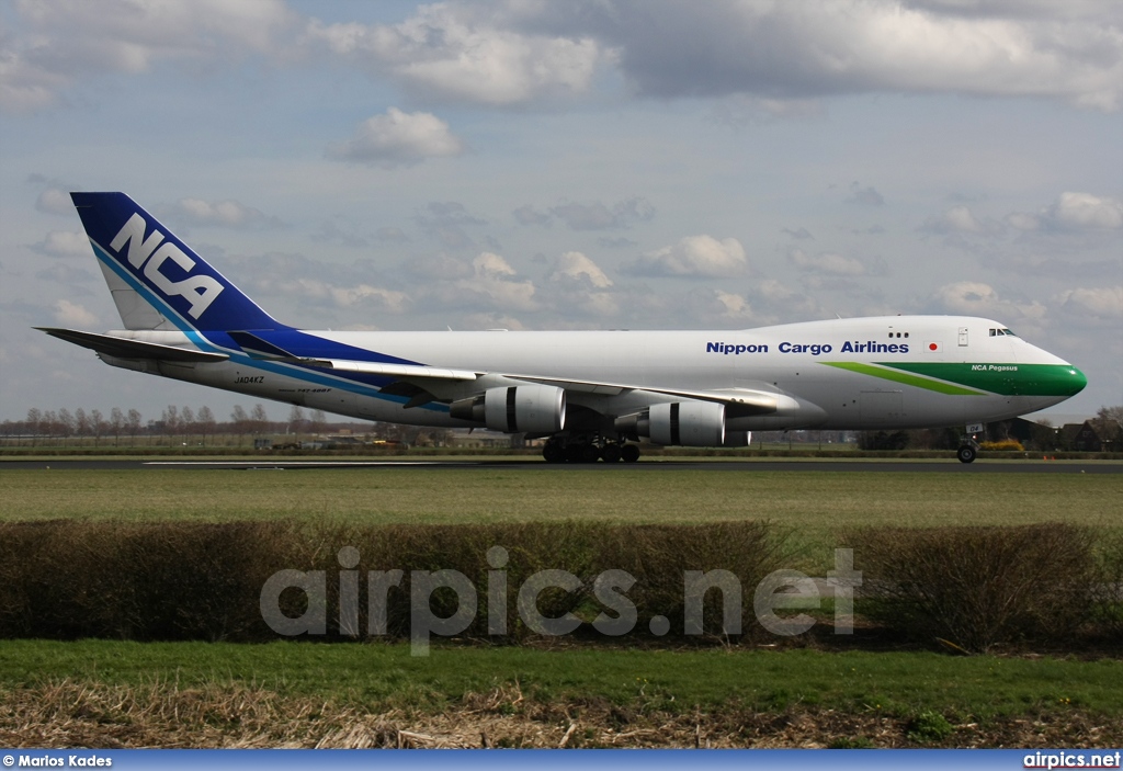 JA04KZ, Boeing 747-400F(SCD), Nippon Cargo Airlines - NCA