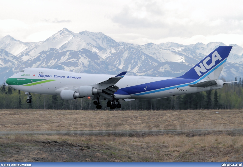 JA04KZ, Boeing 747-400F(SCD), Nippon Cargo Airlines - NCA