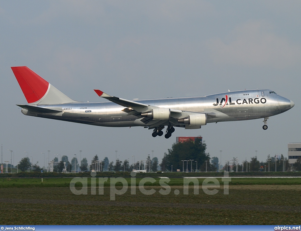 JA402J, Boeing 747-400F(SCD), Japan Airlines Cargo