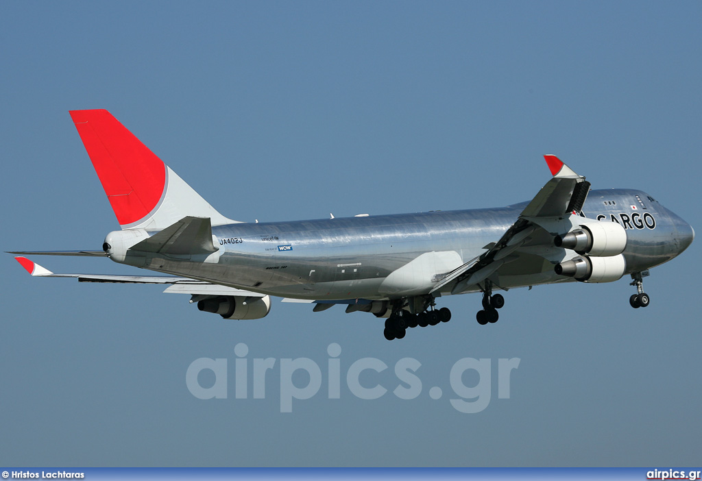 JA402J, Boeing 747-400F(SCD), Japan Airlines Cargo