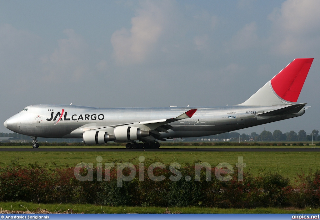 JA402J, Boeing 747-400F(SCD), Japan Airlines Cargo