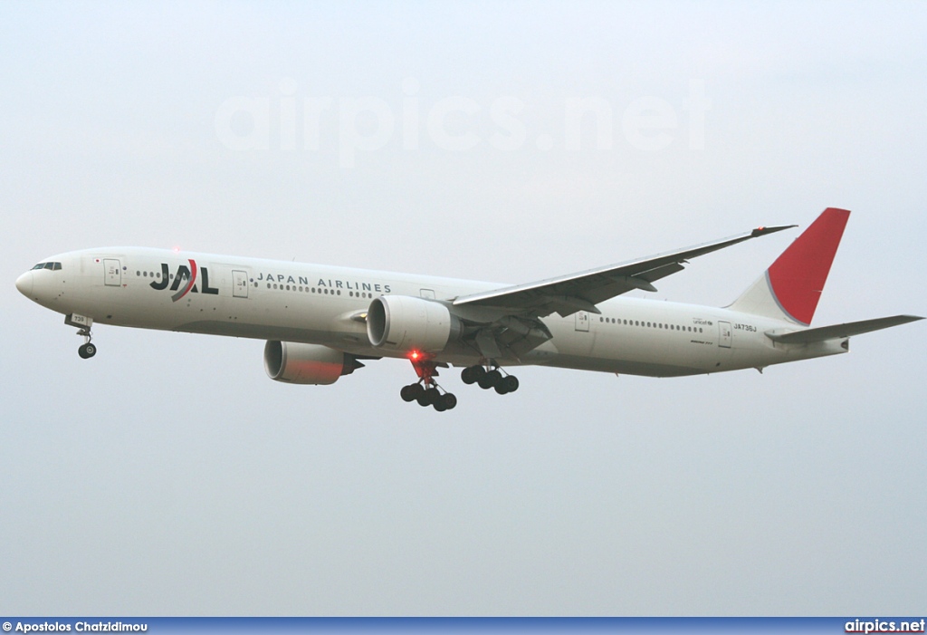 JA736J, Boeing 777-300ER, Japan Airlines