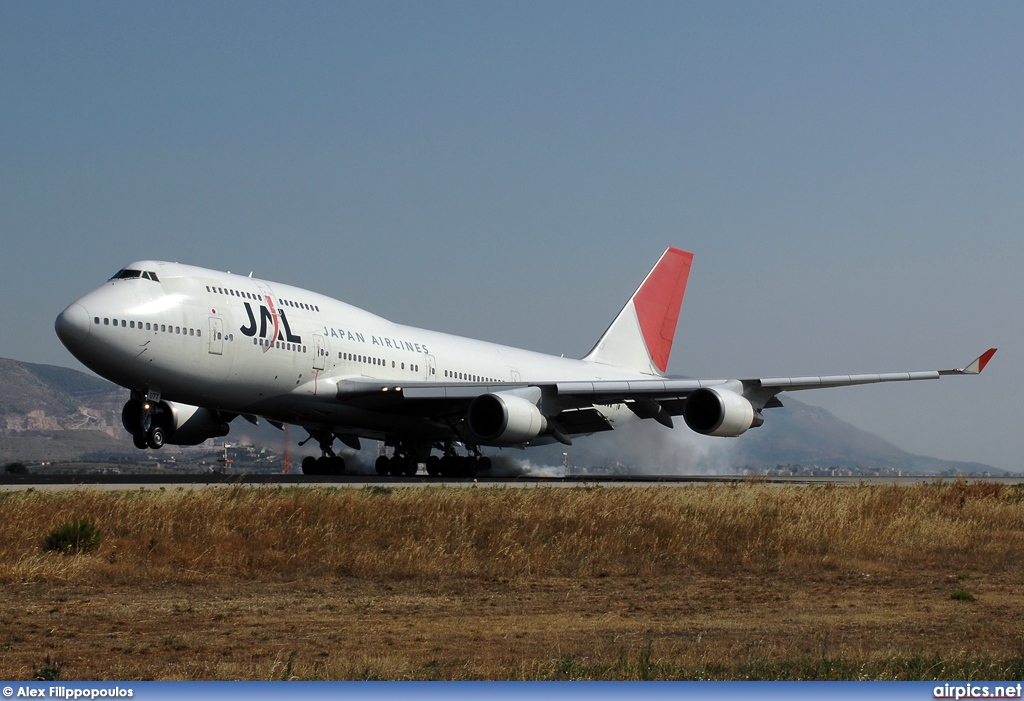 JA8077, Boeing 747-400, Japan Airlines