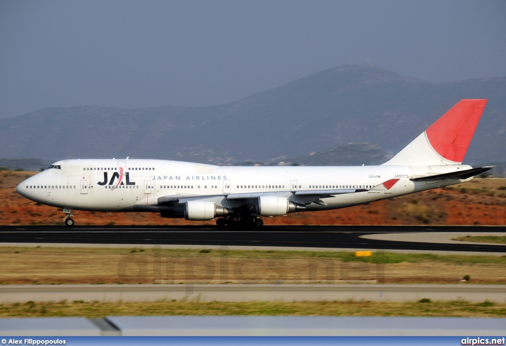 JA8079, Boeing 747-400, Japan Airlines