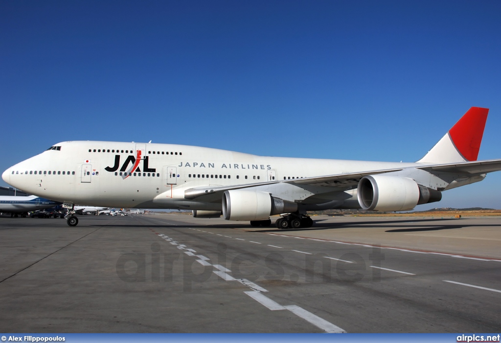 JA8086, Boeing 747-400, Japan Airlines