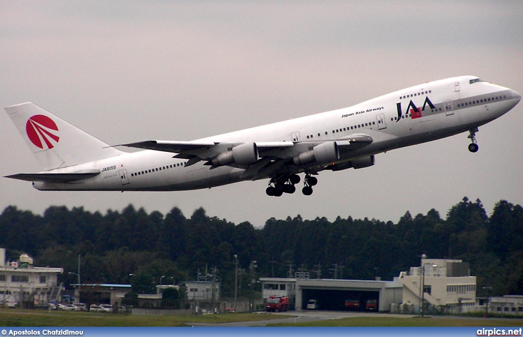 JA8155, Boeing 747-200B, Japan Asia Airways