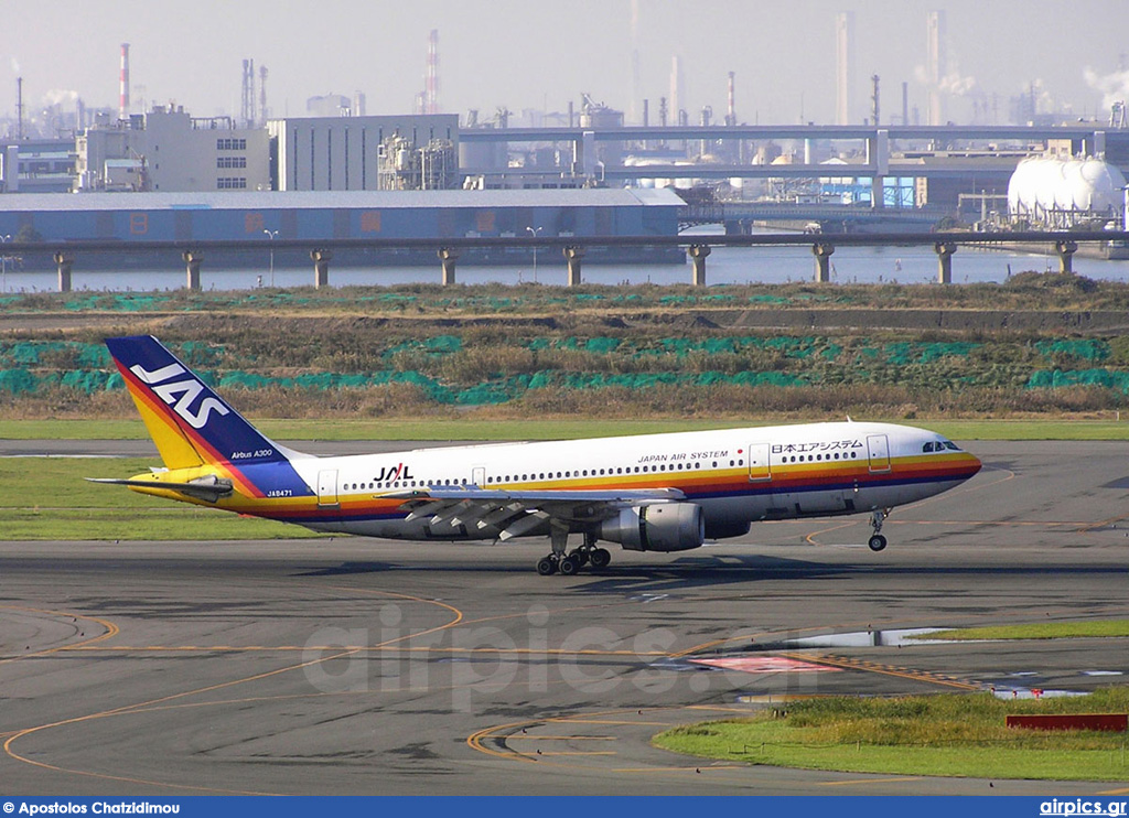 JA8471, Airbus A300B2-300, Japan Air System