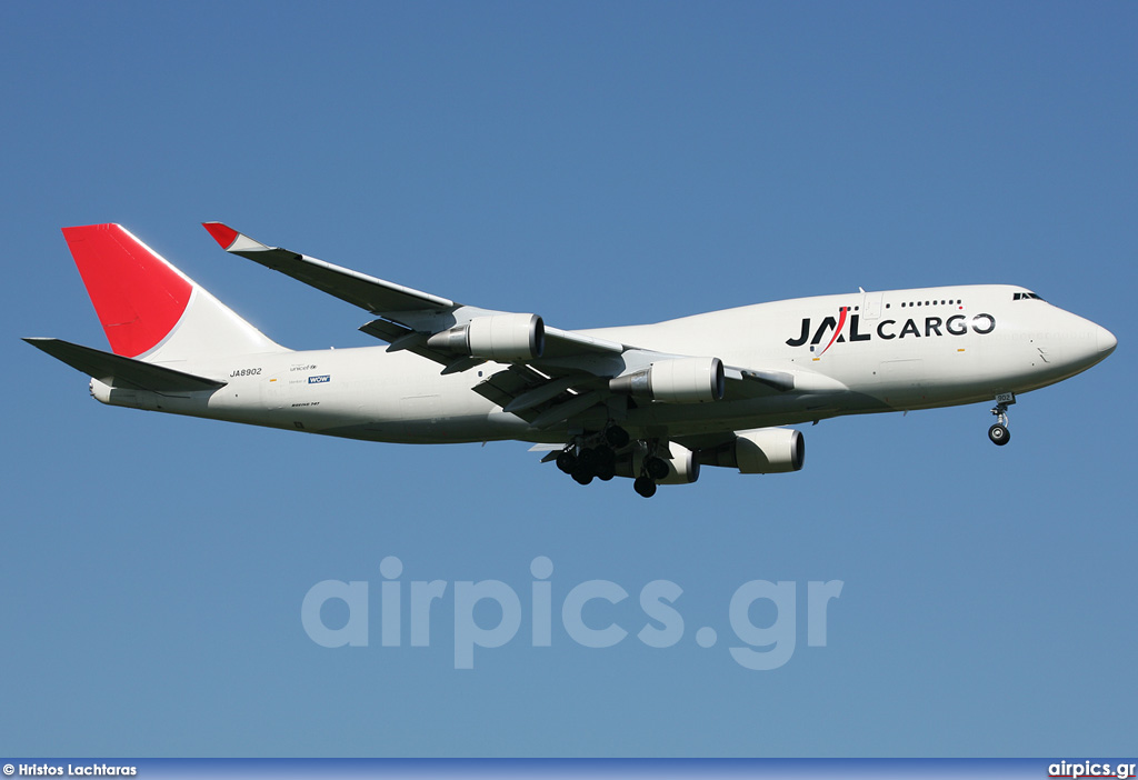 JA8902, Boeing 747-400(BCF), Japan Airlines Cargo