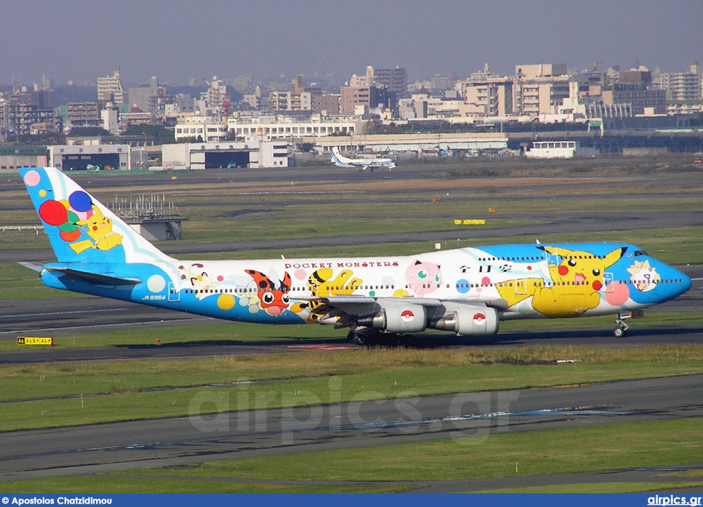 JA8964, Boeing 747-400D, All Nippon Airways