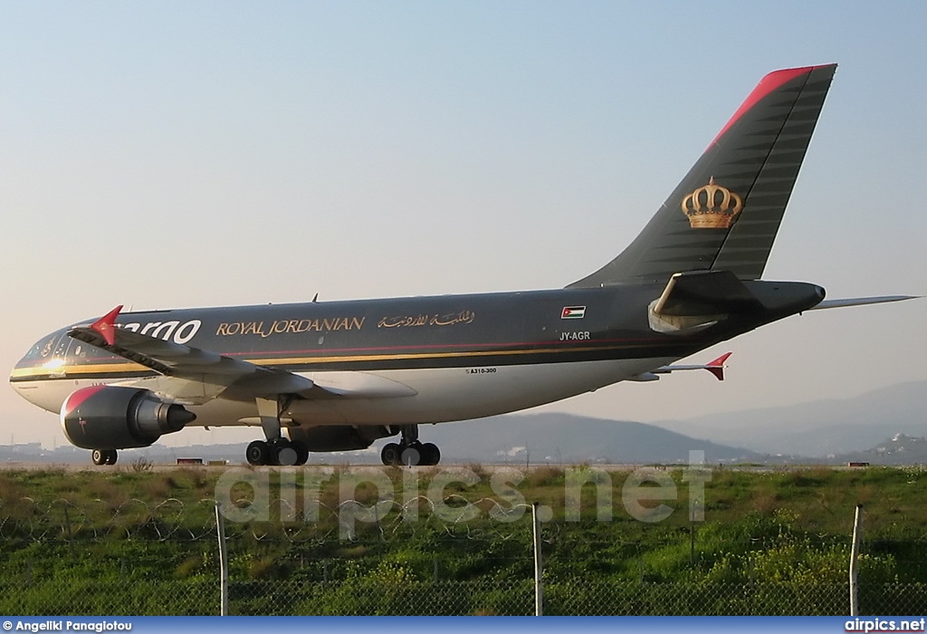 JY-AGR, Airbus A310-300F, Royal Jordanian