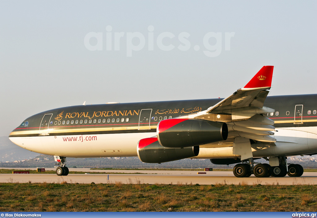 JY-AID, Airbus A340-200, Royal Jordanian