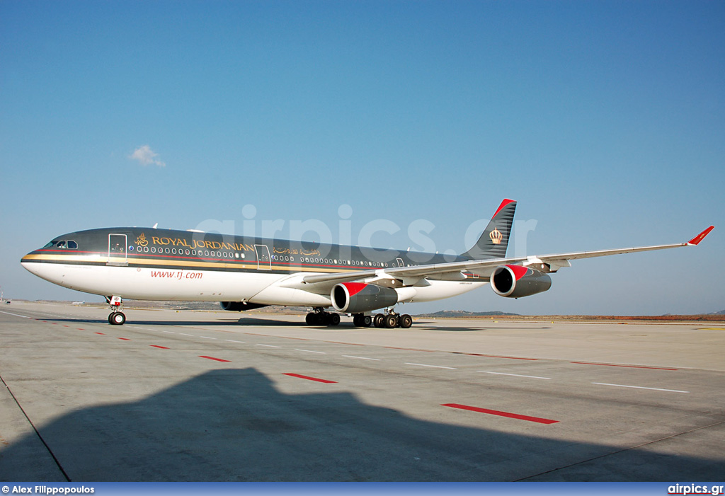 JY-AID, Airbus A340-200, Royal Jordanian