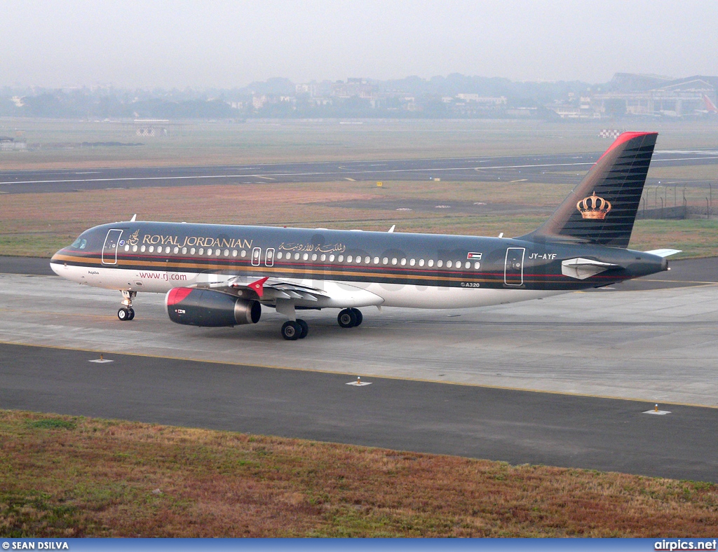 JY-AYF, Airbus A320-200, Royal Jordanian