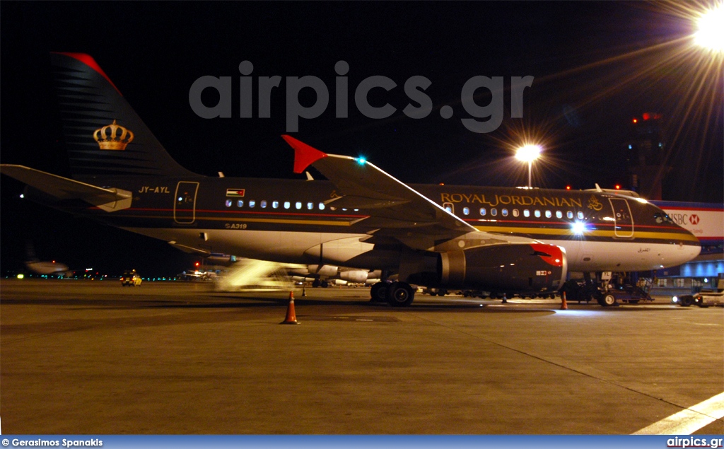 JY-AYL, Airbus A319-100, Royal Jordanian