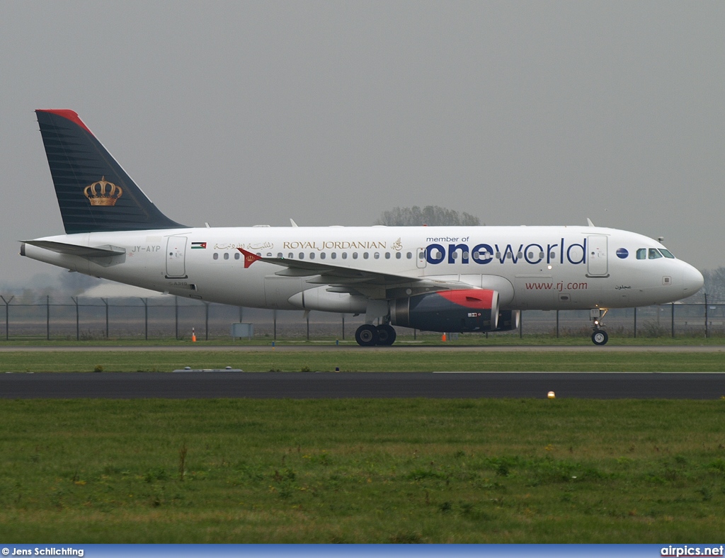 JY-AYP, Airbus A319-100, Royal Jordanian