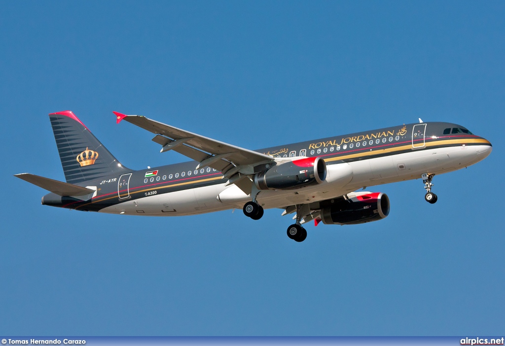 JY-AYR, Airbus A320-200, Royal Jordanian