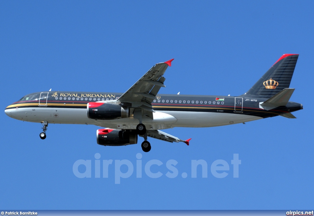 JY-AYU, Airbus A320-200, Royal Jordanian