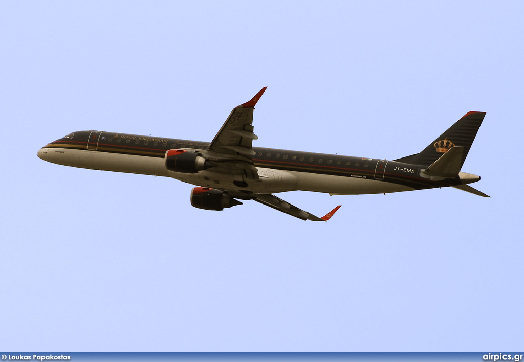 JY-EMA, Embraer ERJ 190-200LR (Embraer 195), Royal Jordanian