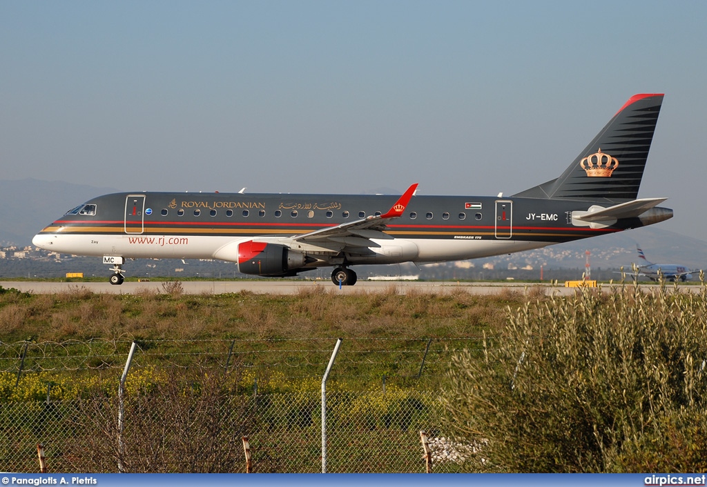 JY-EMC, Embraer ERJ 170-200LR, Royal Jordanian