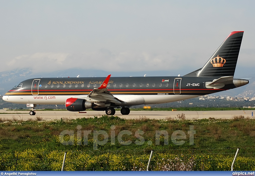 JY-EMC, Embraer ERJ 170-200LR, Royal Jordanian