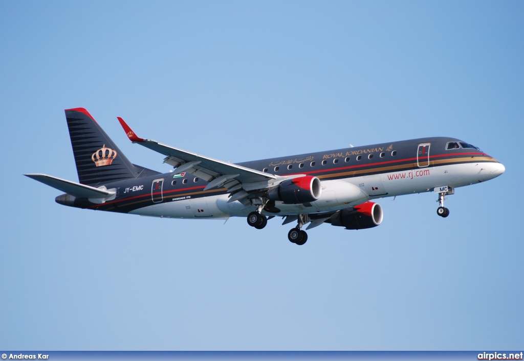 JY-EMC, Embraer ERJ 170-200LR, Royal Jordanian