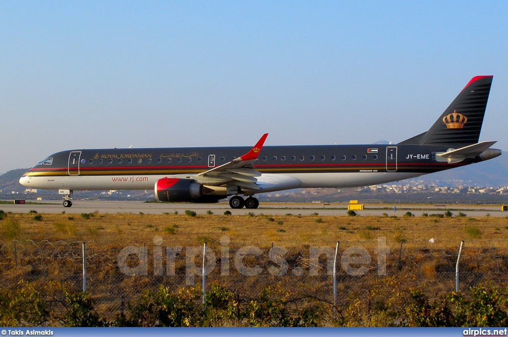 JY-EME, Embraer ERJ 190-200LR (Embraer 195), Royal Jordanian