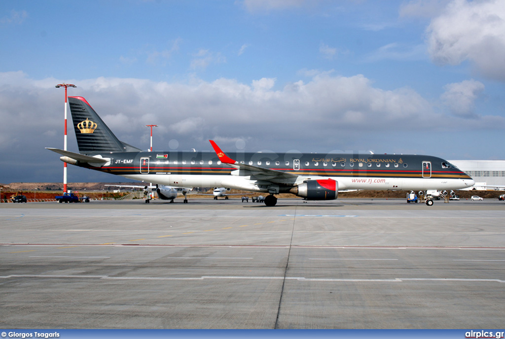 JY-EMF, Embraer ERJ 190-200LR (Embraer 195), Royal Jordanian