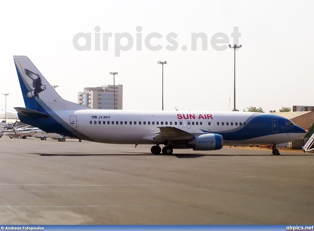 JY-RFF, Boeing 737-400, Sun Air