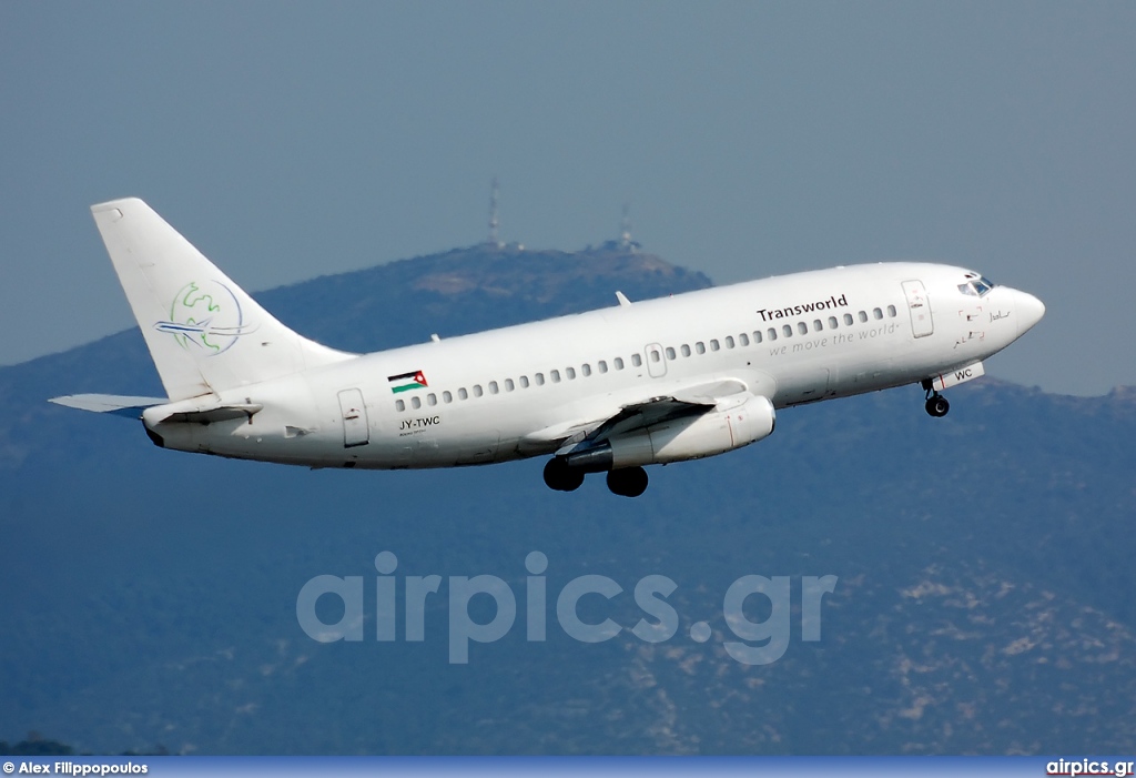 JY-TWC, Boeing 737-200AdvF, Transworld Air Freighters