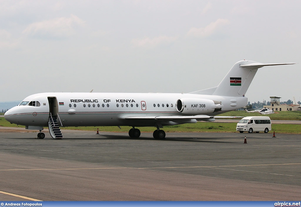 KAF-308, Fokker 70, Republic of Kenya
