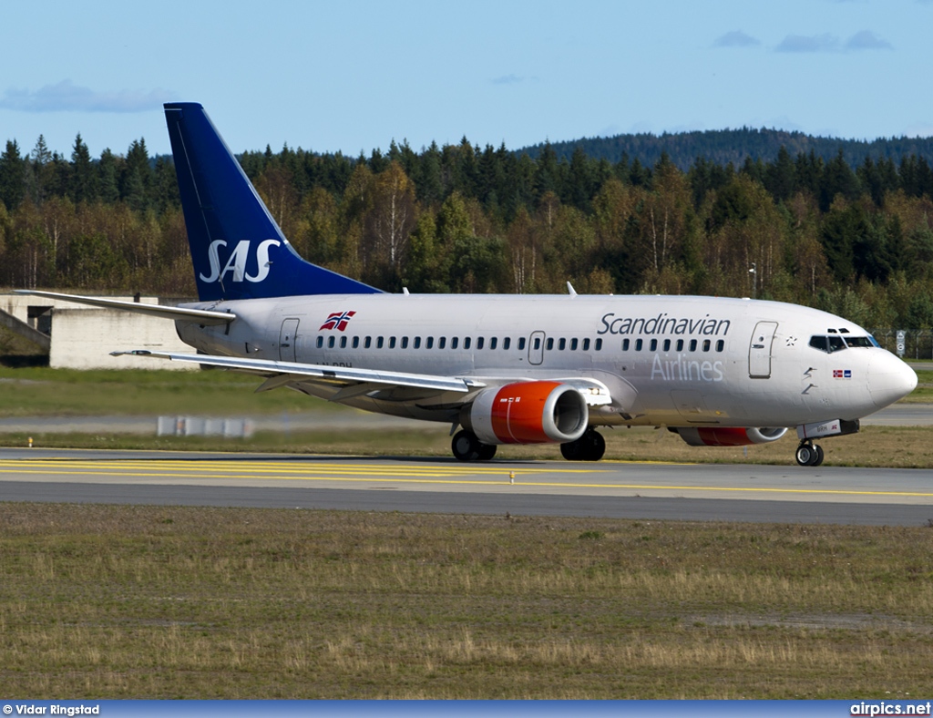 LN-BRH, Boeing 737-500, Scandinavian Airlines System (SAS)