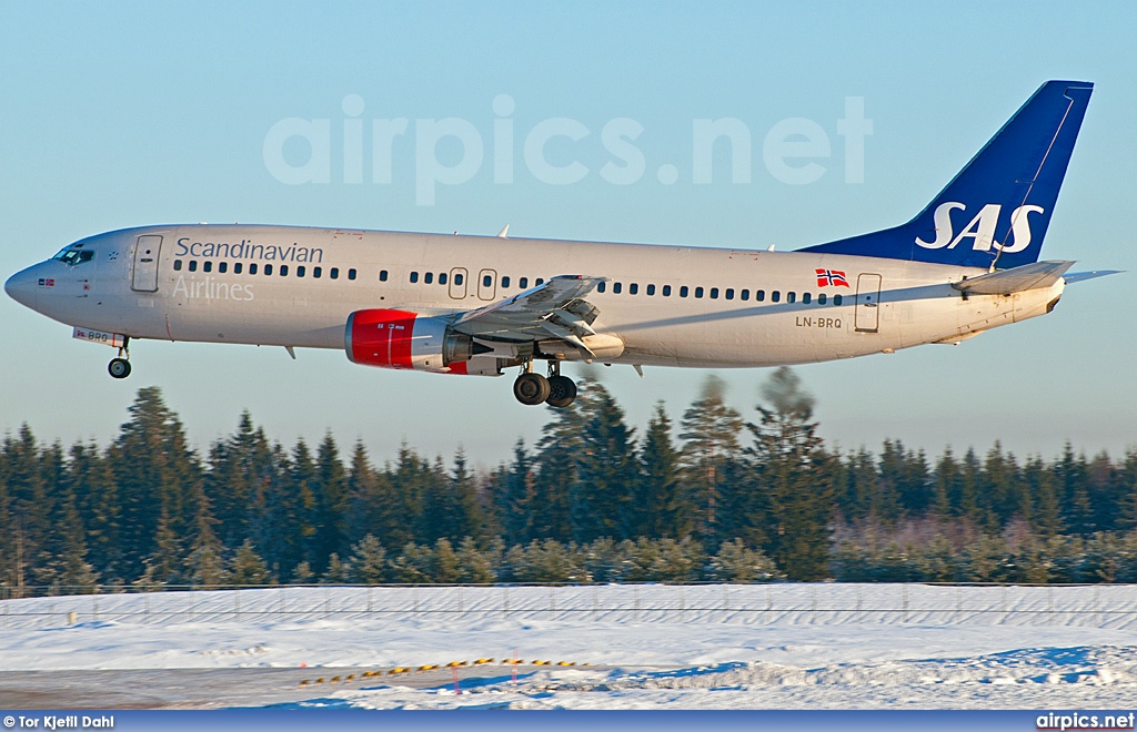 LN-BRQ, Boeing 737-400, Scandinavian Airlines System (SAS)