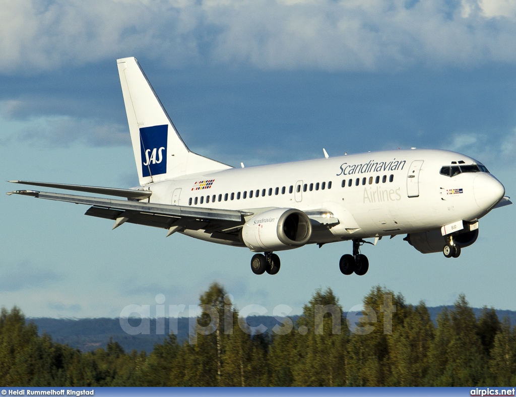 LN-BUD, Boeing 737-500, Scandinavian Airlines System (SAS)