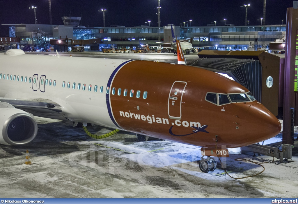 LN-DYD, Boeing 737-800, Norwegian Air Shuttle