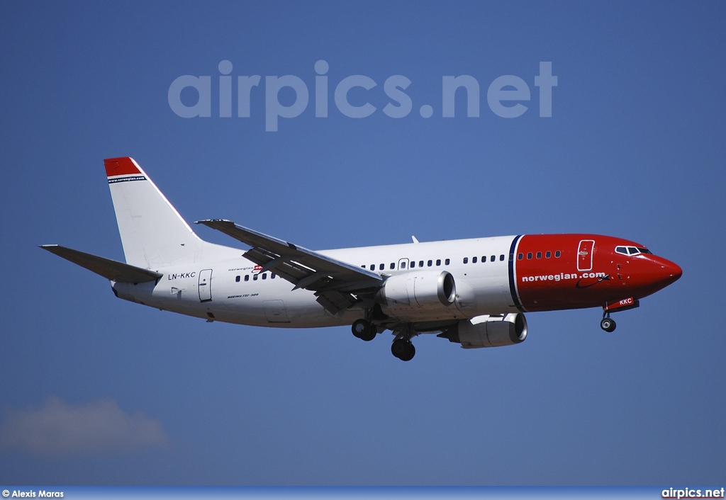 LN-KKC, Boeing 737-300, Norwegian Air Shuttle