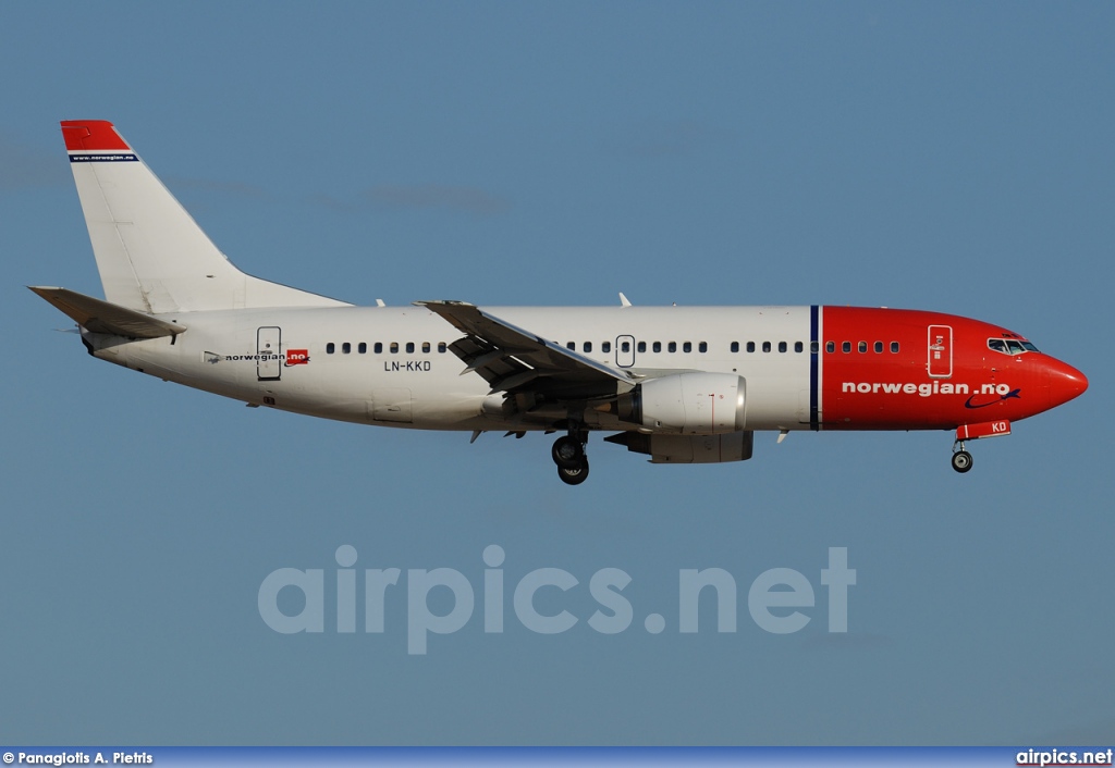 LN-KKD, Boeing 737-300, Norwegian Air Shuttle