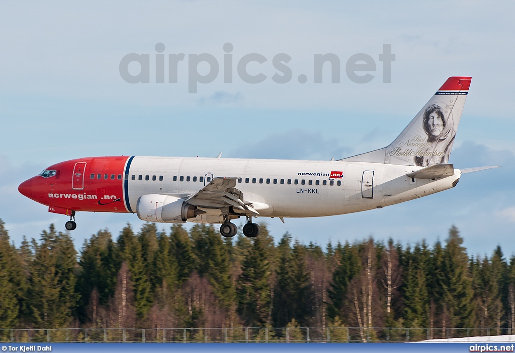 LN-KKL, Boeing 737-300, Norwegian Air Shuttle