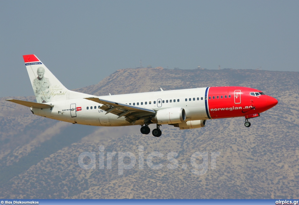 LN-KKM, Boeing 737-300, Norwegian Air Shuttle