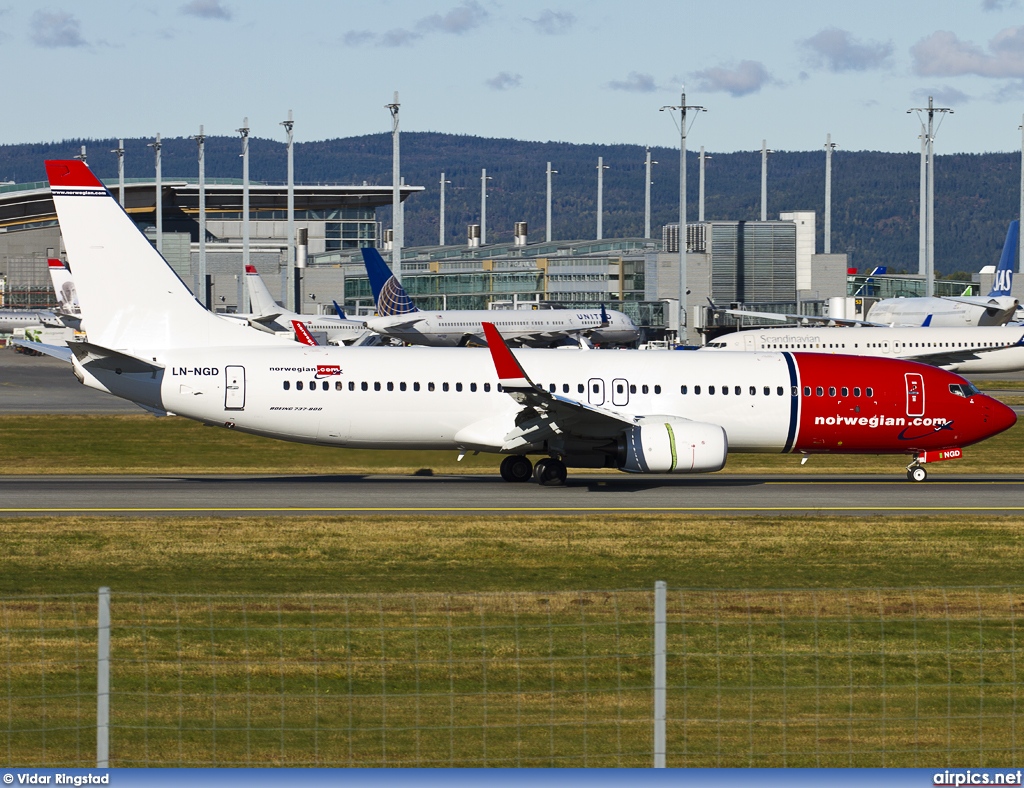 LN-NGD, Boeing 737-800, Norwegian Air Shuttle