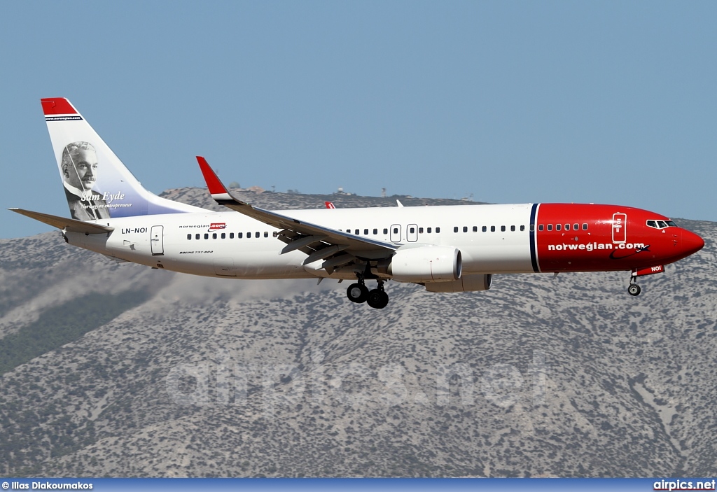 LN-NOI, Boeing 737-800, Norwegian Air Shuttle