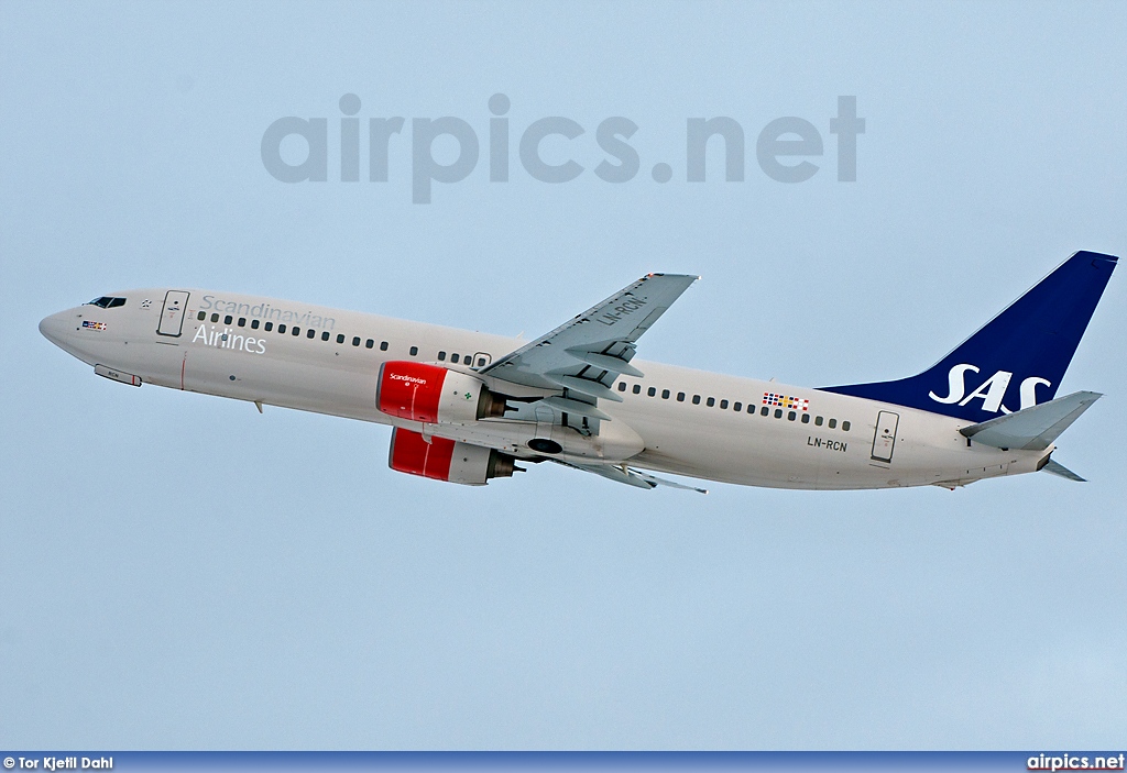 LN-RCN, Boeing 737-800, Scandinavian Airlines System (SAS)