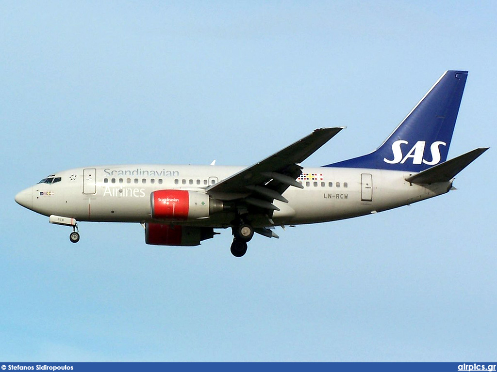 LN-RCW, Boeing 737-600, Scandinavian Airlines System (SAS)