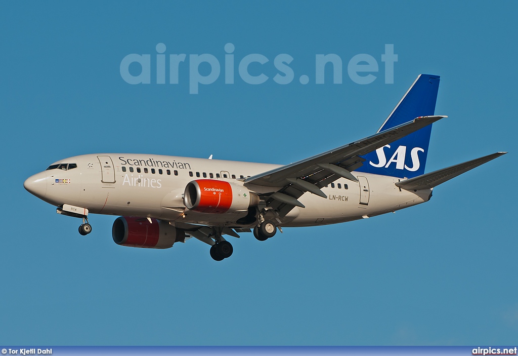 LN-RCW, Boeing 737-600, Scandinavian Airlines System (SAS)